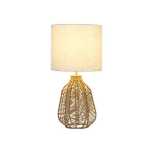 Milo Brass And Black Metal Lamp Ø18cm x 30cm - Imagen 2